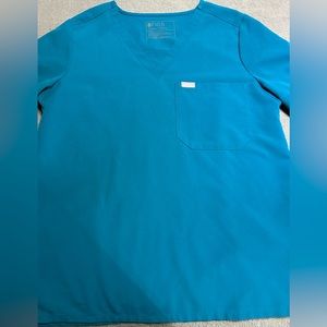 Pacific Blue Catarina™ - One-Pocket Scrub Top. Sz large